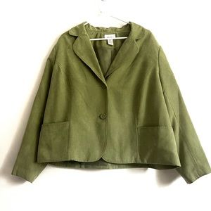 Studio Works Women’s Green Jacket Size 18W